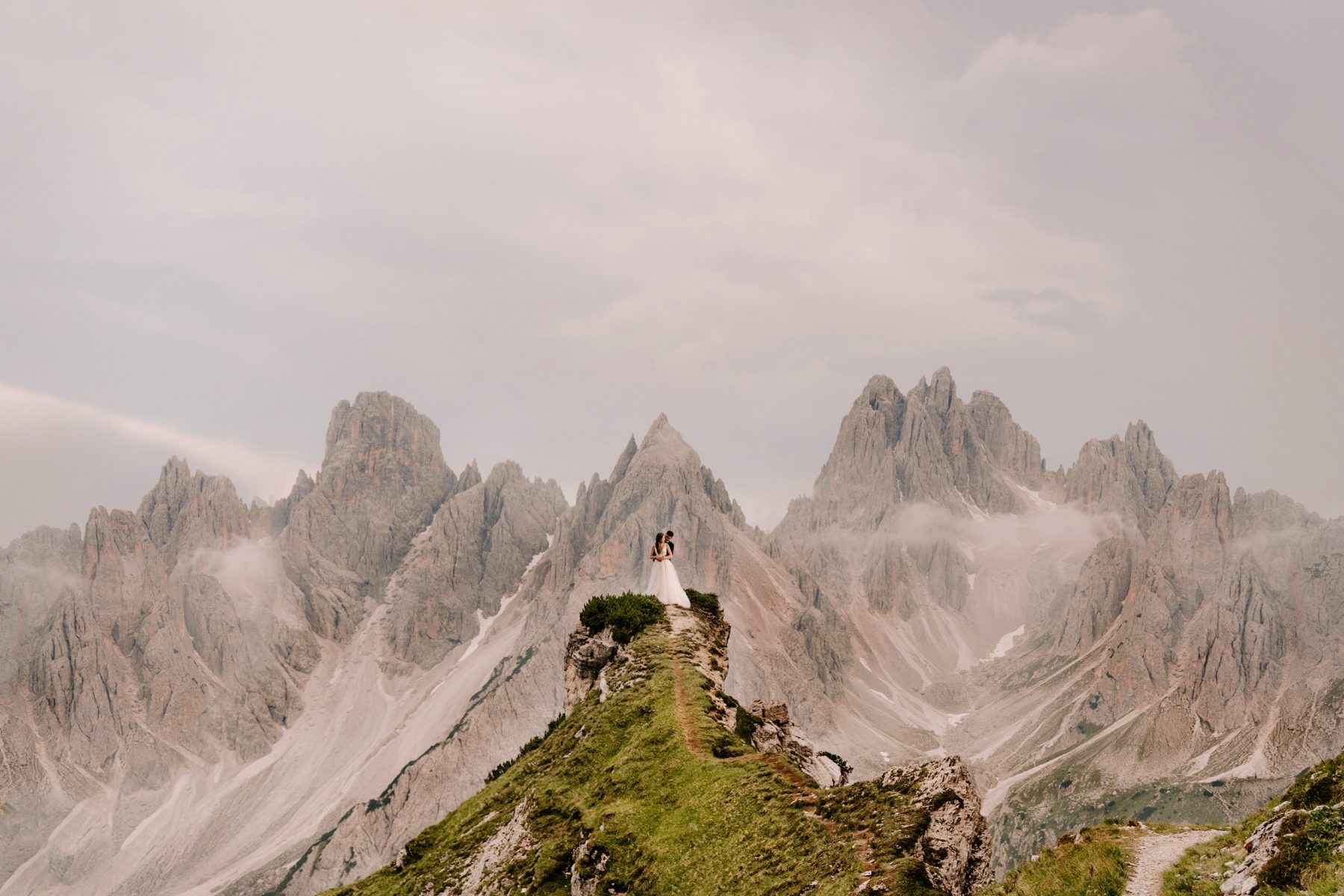 Wedding Couple in the Dolomites